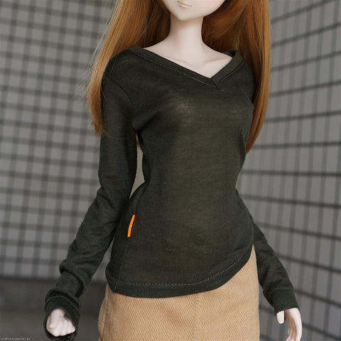Long Sleeve V-Neck (Green)