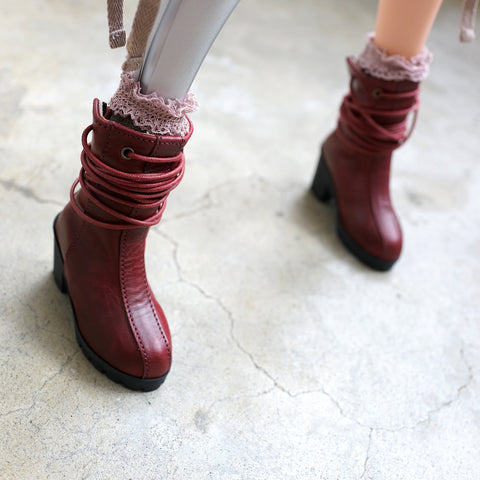 Takashin Tripwire Boots (Wine Red)