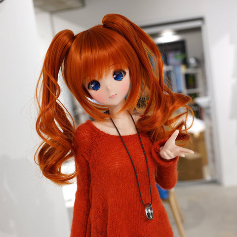 Twin Curl Sunset Orange