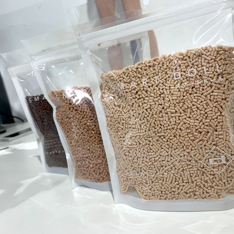 Injection molding pellets for Mirai Frame
