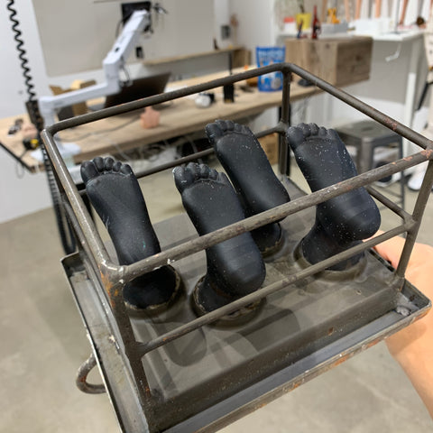 Left Feet Slush Cast Mold