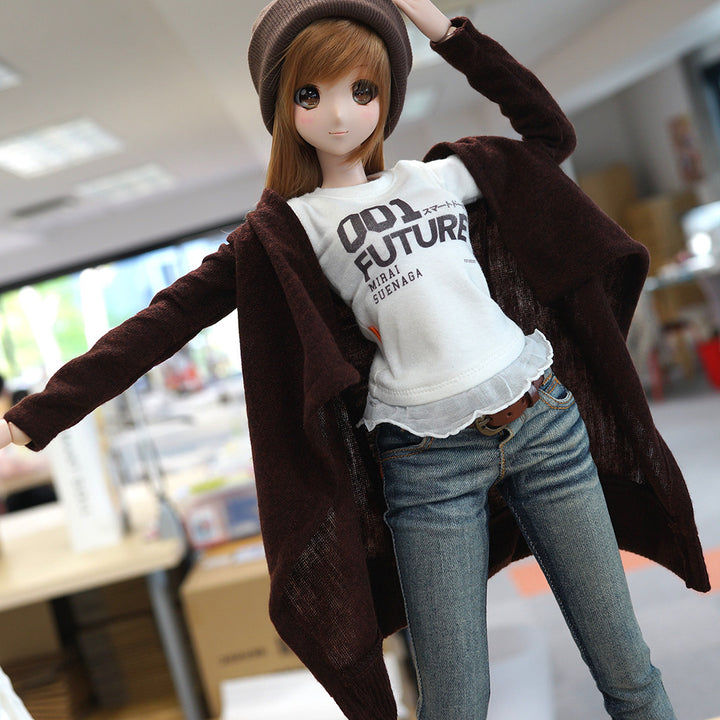 Cardigan Dark Brown – Smart Doll Store
