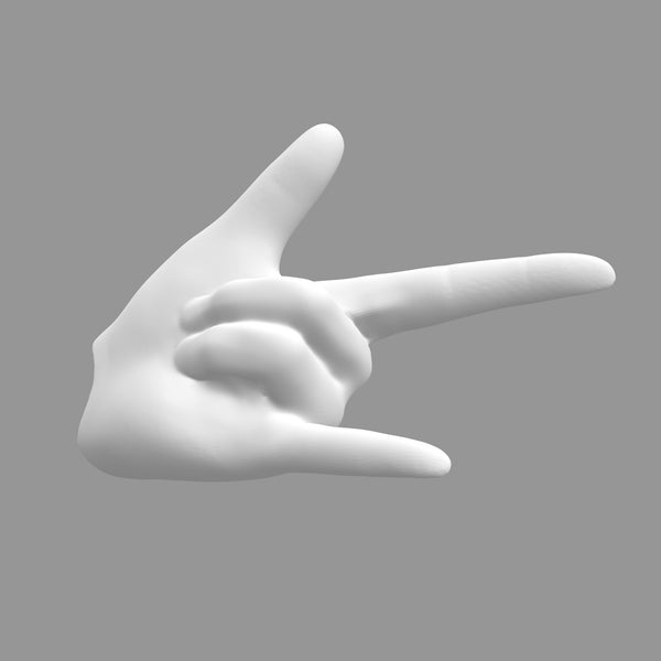 ASL I Love you hand gesture