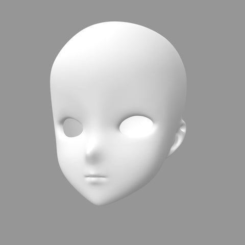 Anime head sculpt that didn't make the cut.