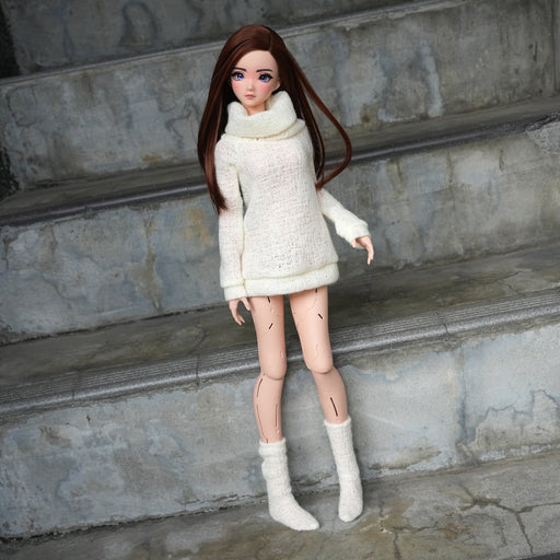 Knit Sweater & Room Socks Set