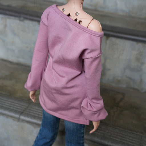 Baggy Sweater (Ash Pink)