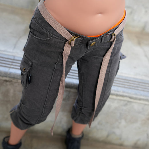 Cargo Capri Pants [Pear Body]