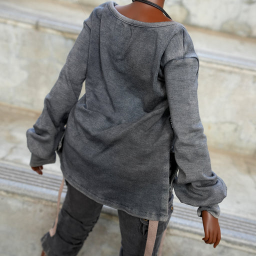 Baggy Weathered Sweater [Pear Body]