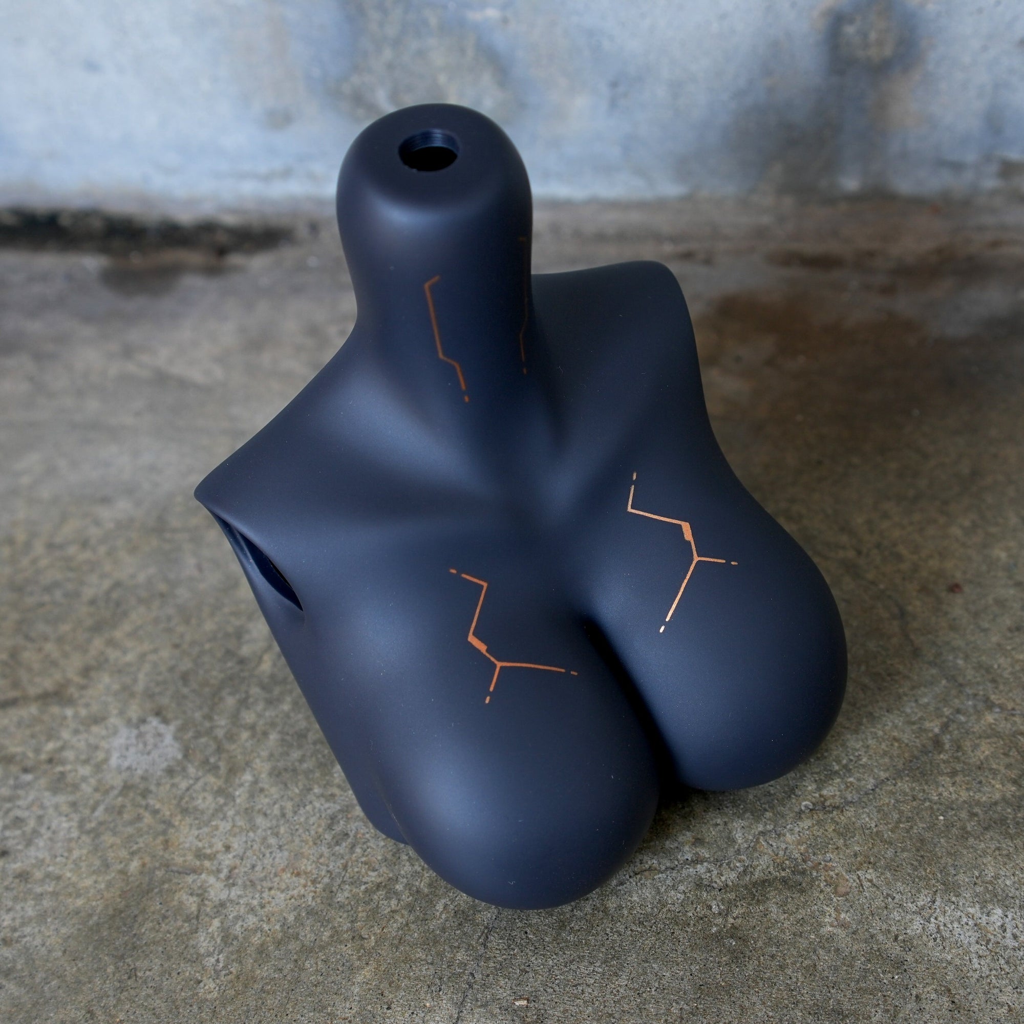 Medium Bust Cyber Shell Option Part (Black Navy)