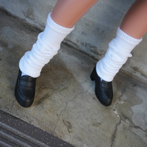 Girls Loafers (Vinyl Black)