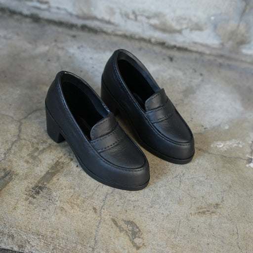 Girls Loafers (Vinyl Black)