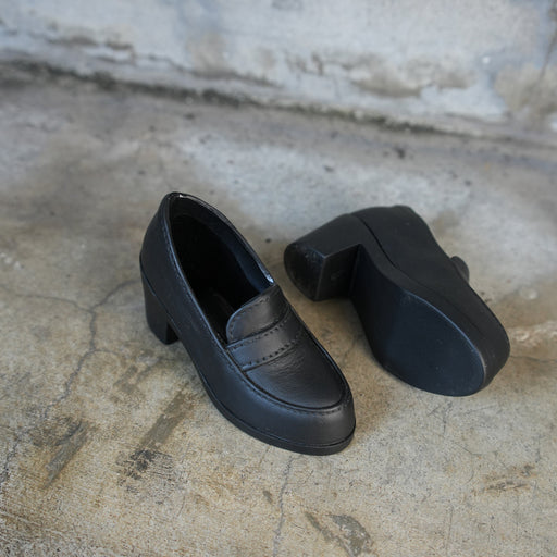 Girls Loafers (Vinyl Black)