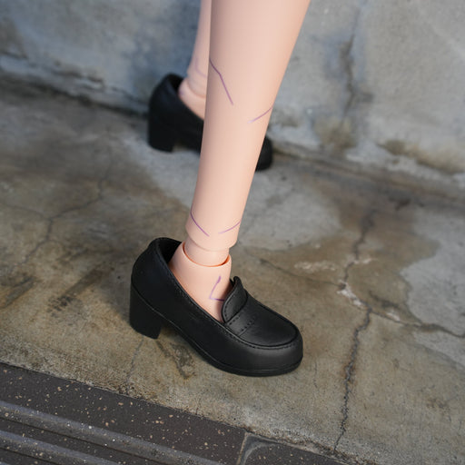 Girls Loafers (Vinyl Black)