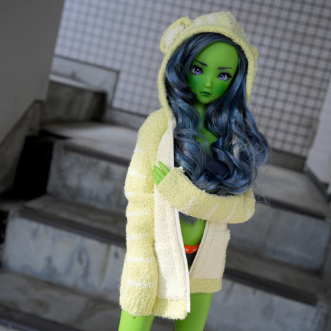 Tora Knit Cardigan (Lime)
