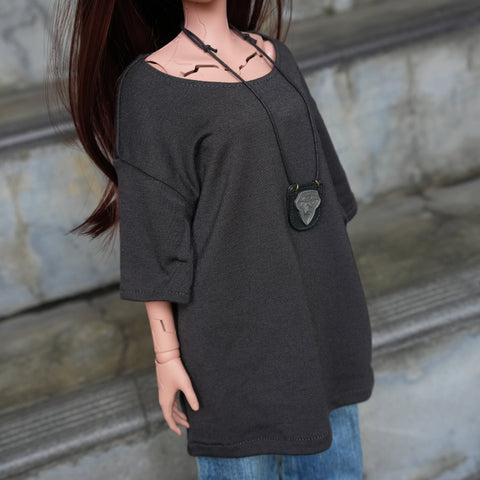 Oversized T-shirt (Charcoal Gray)