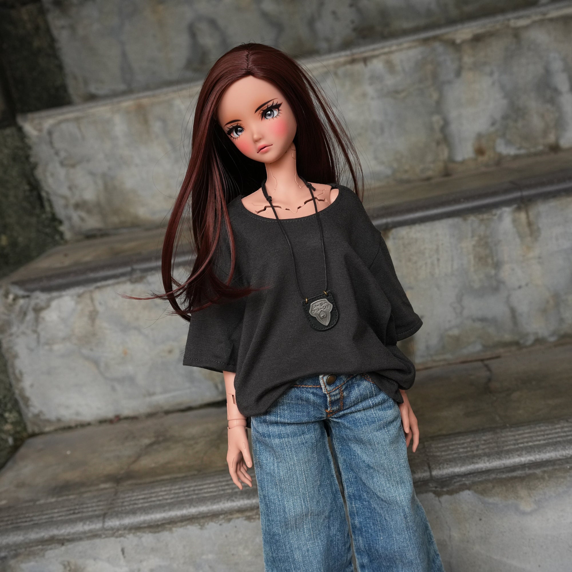 Oversized T-shirt (Charcoal Gray)