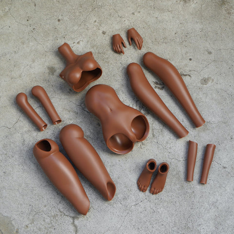 Classic Body Vinyl Shell Set (Coffee)