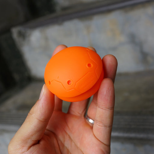 Cyborg Head Cap (Orange)