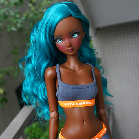 Smart Doll Monday Tea Wig Sports Bra Set Figure Doll 1/3 Scale Height 60cm