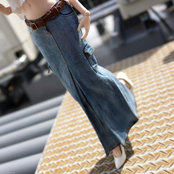 Box Pleat Denim Skirt Free Pattern