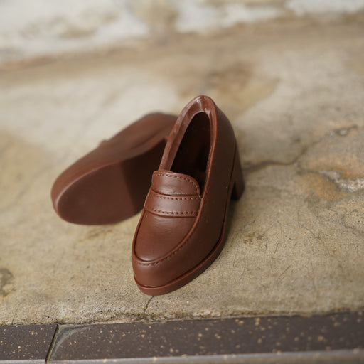 Girls Loafers (Vinyl Brown)