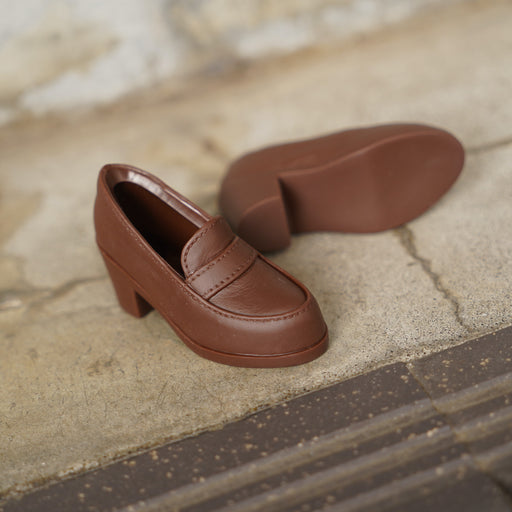 Girls Loafers (Vinyl Brown)