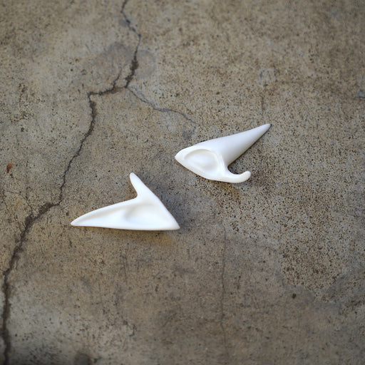 Difficult-to-attach Elf Ears (White)