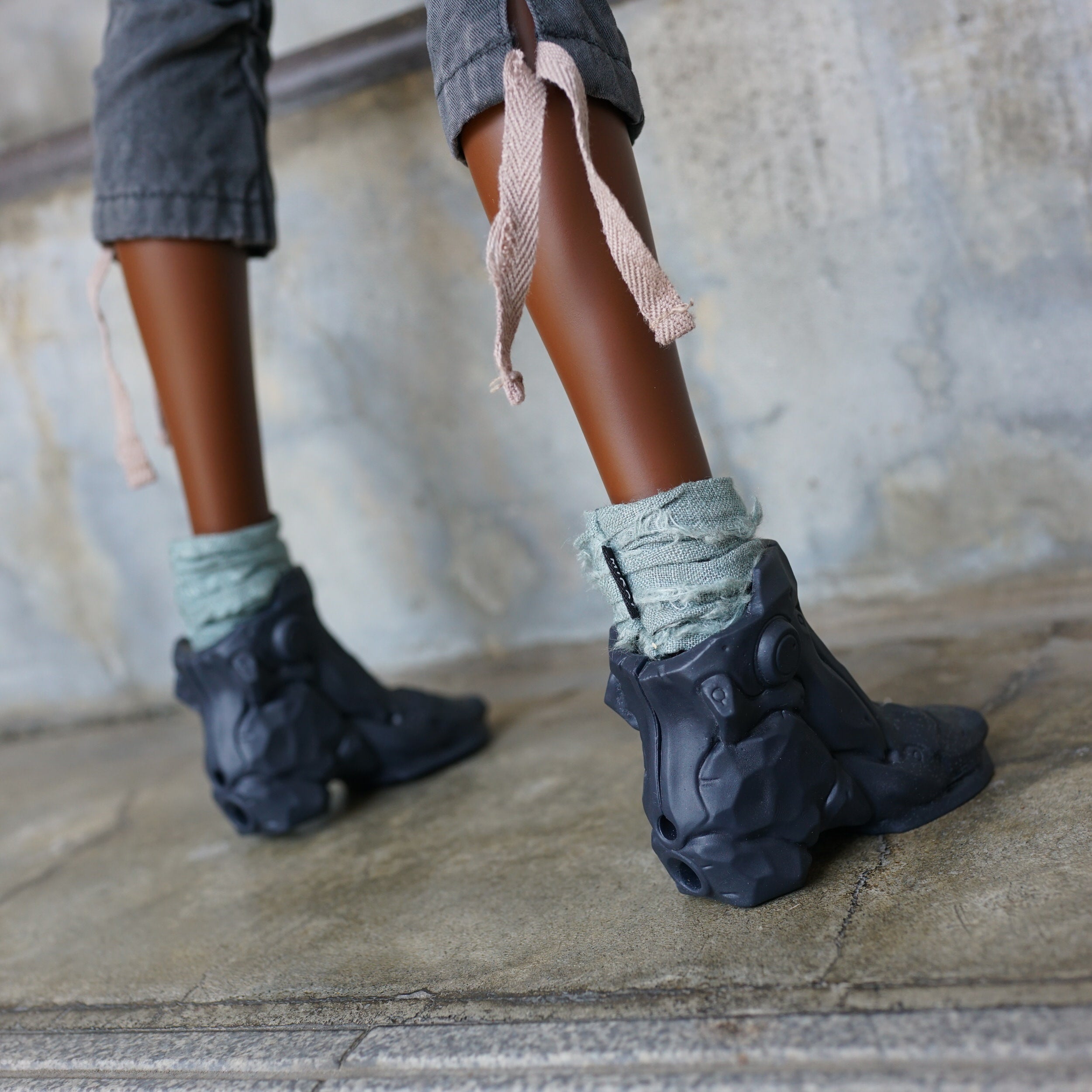 Bio Mecha Boots 2 (Black Navy) – Smart Doll Store