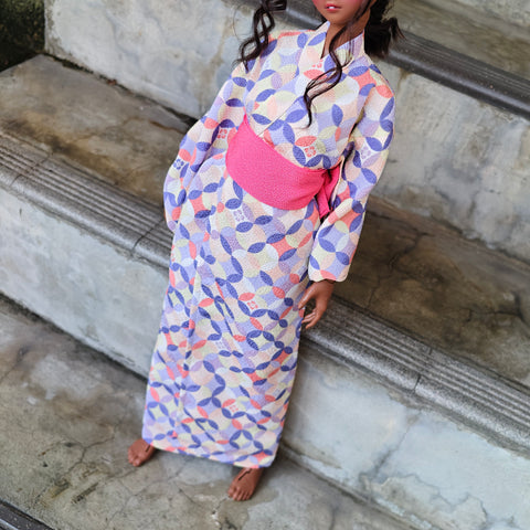 Yukata (Purple & Pink)