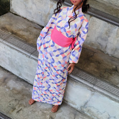 Yukata (Purple & Pink)