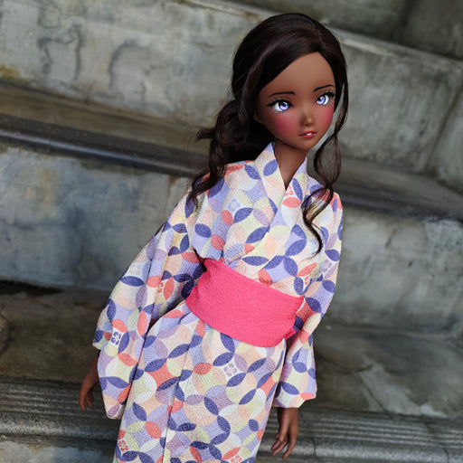 Yukata (Purple & Pink)