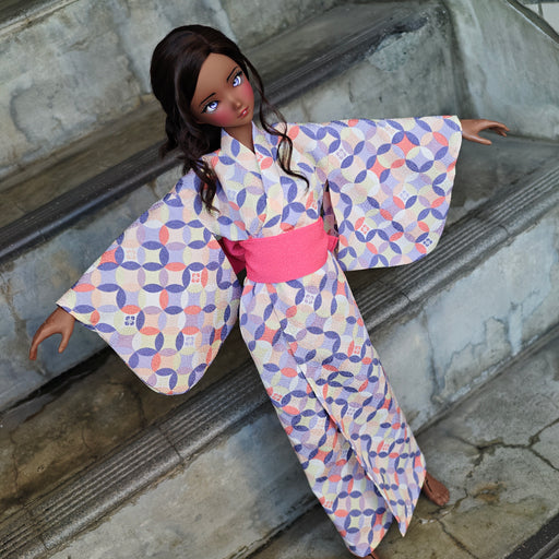 Yukata (Purple & Pink)