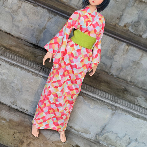 Yukata (Pink & Green)