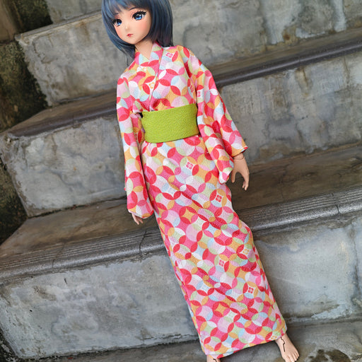 Yukata (Pink & Green)