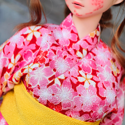 Yukata (Pink & Yellow) [Pear Body]
