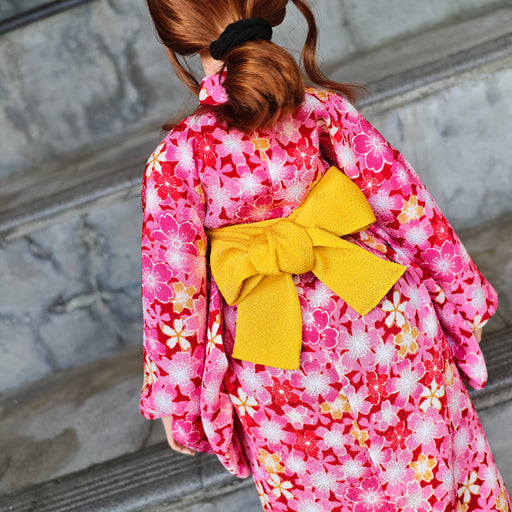 Yukata (Pink & Yellow) [Pear Body]
