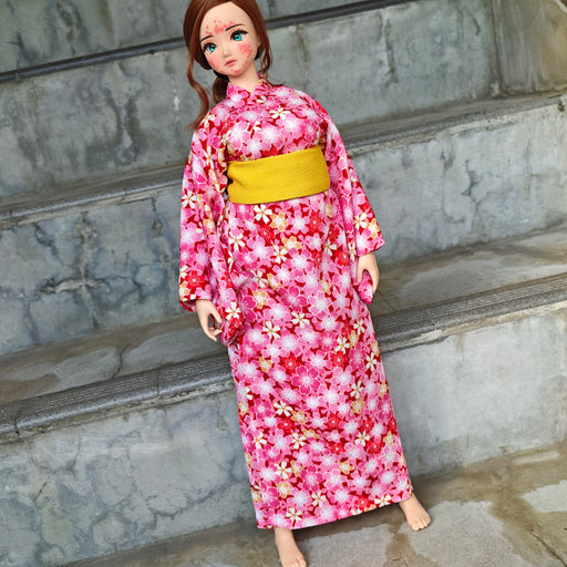 Yukata (Pink & Yellow) [Pear Body]