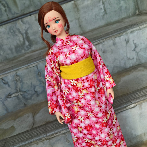 Yukata (Pink & Yellow) [Pear Body]