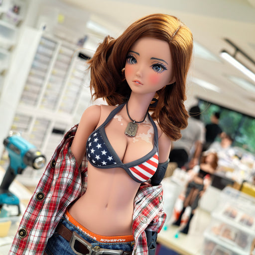 Baggy Plaid Shirt (White n Red)