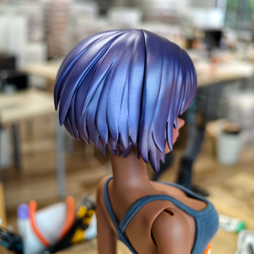 Sofubi Wig (Metallic Purple)