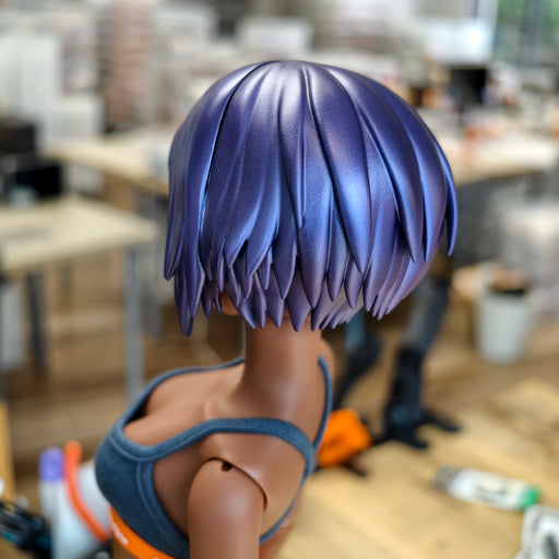 Sofubi Wig (Metallic Purple)