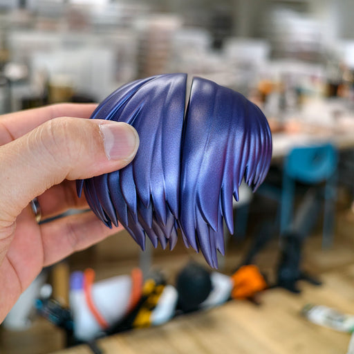 Sofubi Wig (Metallic Purple)