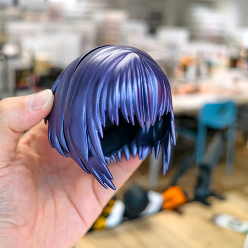 Sofubi Wig (Metallic Purple)