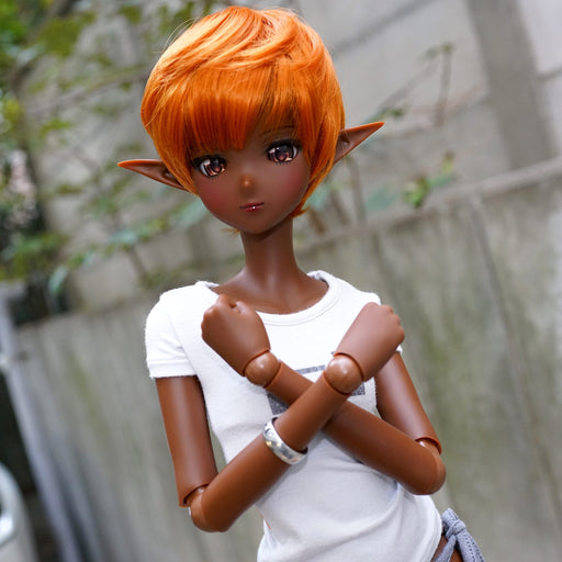 Difficult-to-attach Elf Ears (Cocoa color)