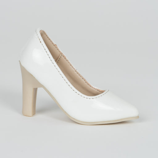 High Heel Shoes White