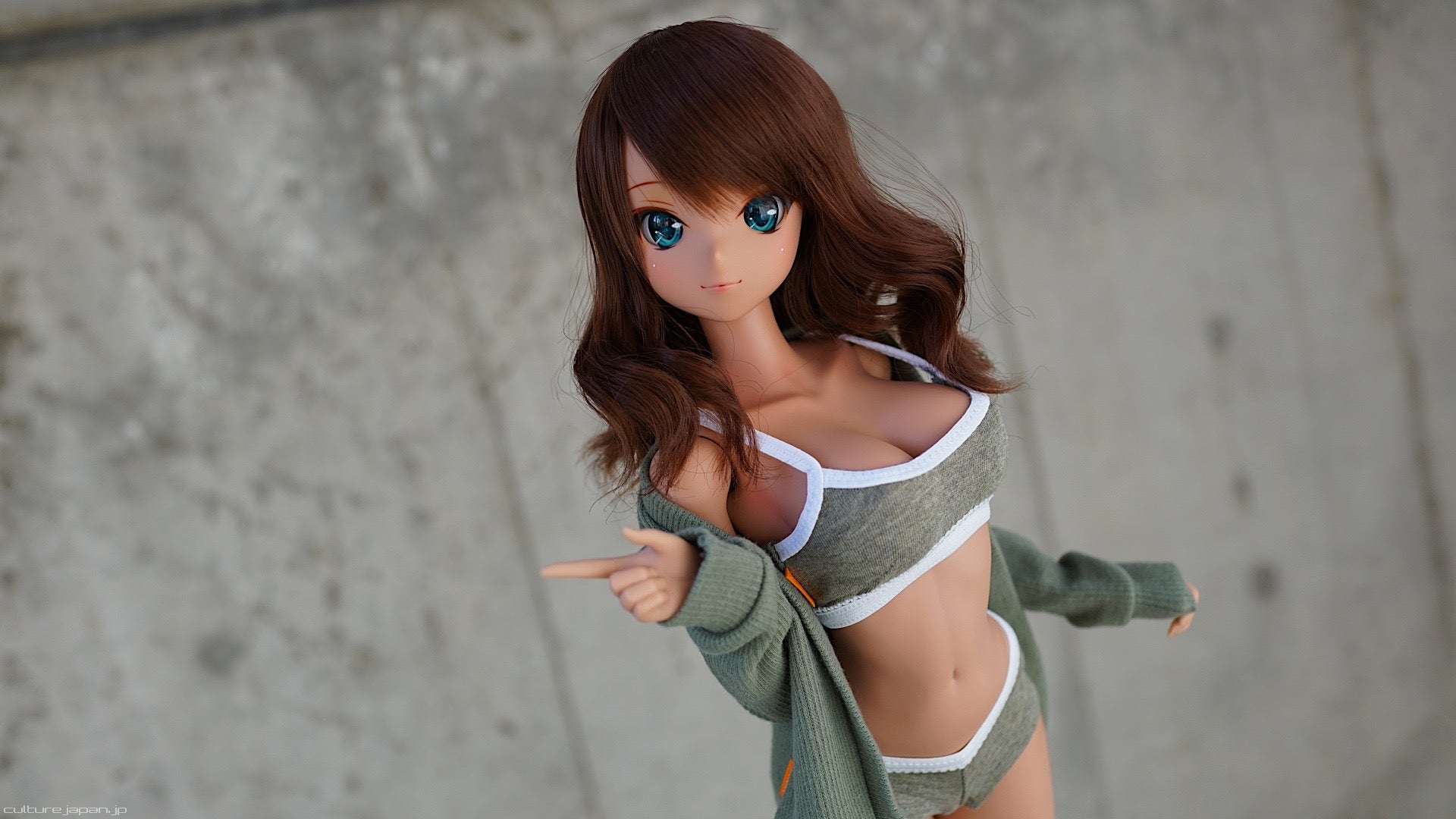 Sports Bra & Shorts Set (Khaki Green)