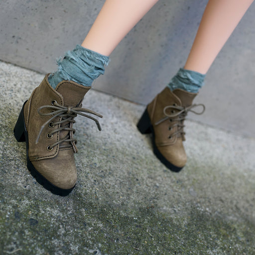 Lace Boots (Khaki)