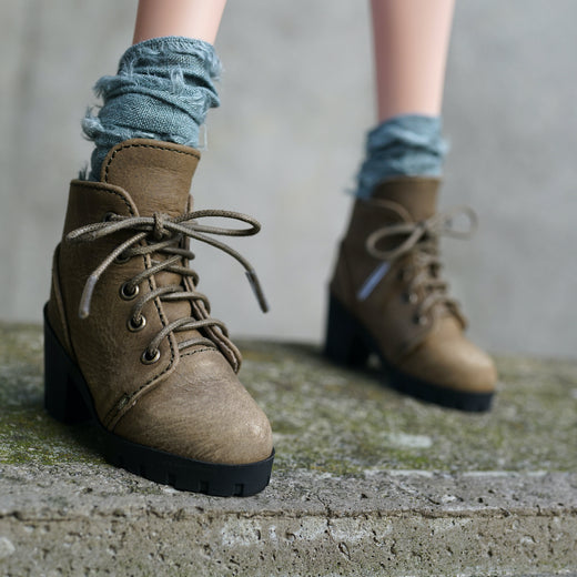 Lace Boots (Khaki)