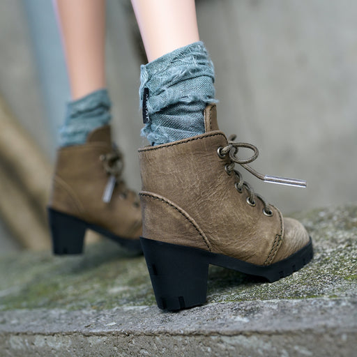 Lace Boots (Khaki)