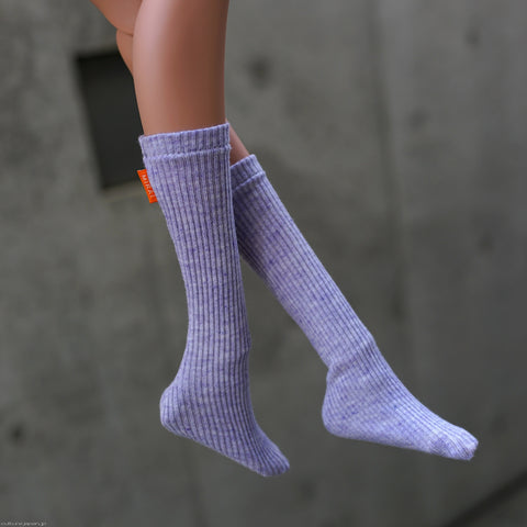 Girls Socks (Organic Purple)